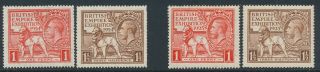 Sg 430 - 433.  1924 & 1925 Sets,  Fine Unmounted