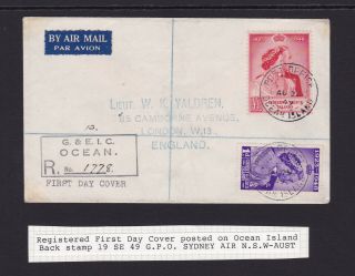 Gilbert & Ellice.  Sg 57 & 58,  Silver Wedding.  First Day Cover.