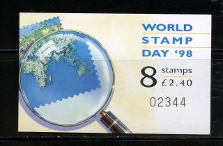 Cyprus 1998 World Stamp Day Stamp Map Complete Booklet Mnh N407