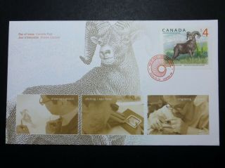 Canada 2018 Bighorn Sheep 3129 First Day Cover Hight Value Definitive $4 Stamp