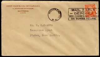 (j - 136) Canada Cover - C.  D.  S.  Missing Date And Time