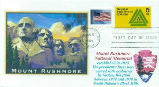 Mount Rushmore National Memorial,  South Dakota Black Hills First Day Of Issue Pm