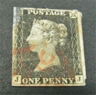 Nystamps Great Britain Stamp 1 $320 Repaired