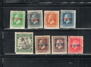 Aitutaki Cook Islands Stamps Hinged Lot 56229