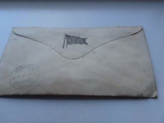 A CHILE STAMP COVER FROM 1912.  POSTED TO LONDON. 2