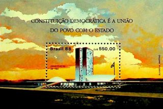 Brazil 1988 Democratic Constitution And The Union Of The People With The State