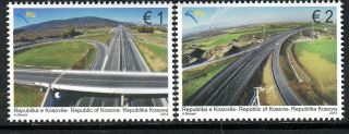 Kosovo (138) 2014 - Highway - Traffic - Communication - Mnh Set