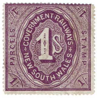 (i.  B) Australia - Nsw Government Railways : Parcels Stamp 1/ -