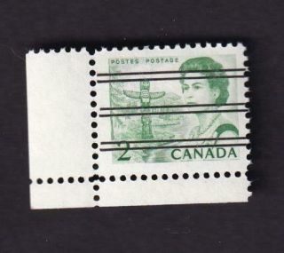 Canada Mnh 1967 Sc 455xx Qeii 2¢ Precancelled