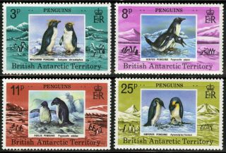 British Antarctic Territory 1979 Scott 72 - 75 Mnh Set