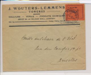 Lk74271 Belgium 1938 Fine Cover With Cancels