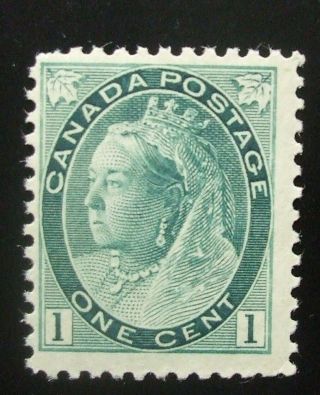 Canada Scott 75 Mnh 1 Cent Numerals,  Never Hinged