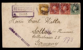 Dr Who 1920 Fresno Ca Registered 540 To Germany Pair E39936