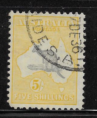 Australia Kangaroo 1932 5/ - Cofa Wmk