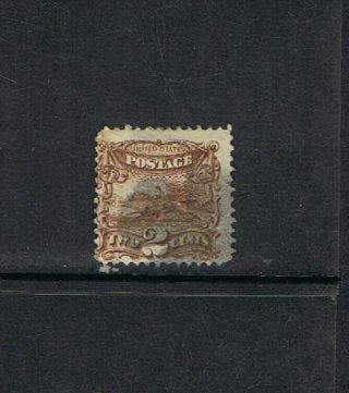 Usa - 1869 2 C.  Brun,  Pony Express