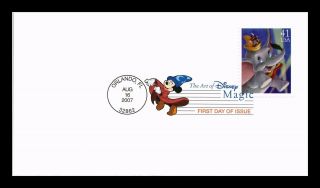 Dr Jim Stamps Us Dumbo Elephant Art Of Disney Magic Fdc Cover Uncacheted