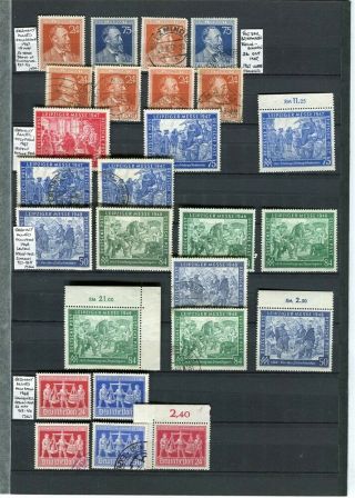Germany; 1945 - 47 Allied Occupation Issues Fine & Lot