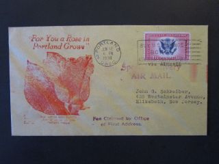 Us 1936 Special Delivery Cover / Portland Event Cancel - Z5265
