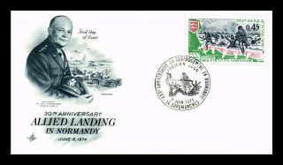 Dr Jim Stamps Allied Landing Normandy First Day Issue France Cover
