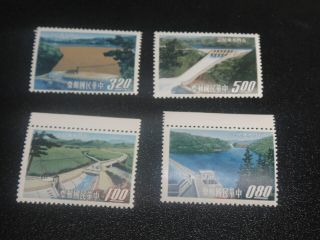 China Taiwan 1964 Sc 1408 - 11 Shihmen Reservoir Set Mnh Xf