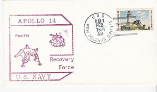 Apollo 14 Recovery Force Us Navy Uss Orleans Lph - 11 Feb 9 1971 Pacific