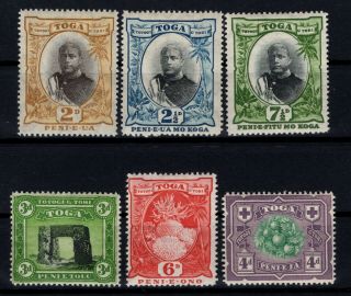 P122219/ Tonga / British Colony / Sg 41 – 43 / 45 – 47 – 48 Mh 115 E