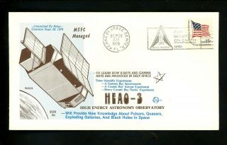 Us Space Cover Satellite Heao - 3 Launch Ksc Kennedy Space Center Fl 9/20/1979