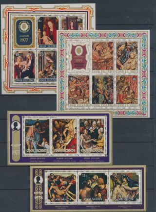 Gx03610 Cook Islands Religious Art Paintings Sheets Xxl Mnh