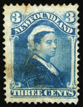 Canada Newfoundland Stamp 1880 - 82 3c Queen Victoria Scott 49 Sg47a