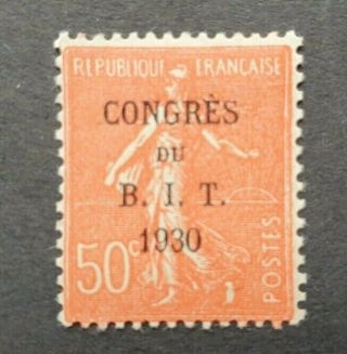 1930 B.  I.  T.  Surcharge Vf Mlh France Frankreich B268.  16 Start 0.  99$