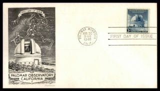 Mayfairstamps Us Fdc 1948 Palomar Observatory Smartcraft Cachet First Day Cover
