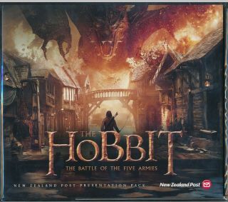 Zealand 2014 The Hobbit Movie Presentation Pack With Set/7 S.  S.  /fdc Nh