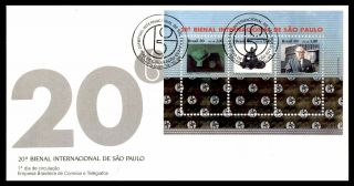 Mayfairstamps Brazil Fdc 1989 Sao Paulo First Day Cover Wwb_46839