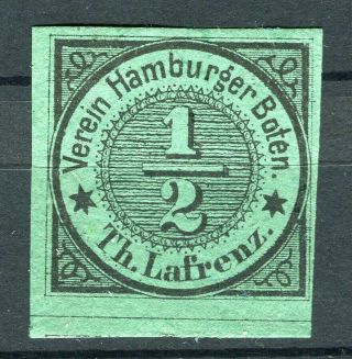 Germany; 1870s - 80s Classic Hamburg Local Privat Post Th.  Lafrenz