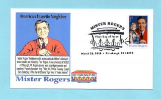 U.  S.  Fdc 5275 Honoring Mr.  Rogers Host Of Children 