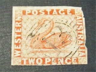 Nystamps British Australian States Western Australia Stamp 14 $130
