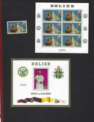 Belize Sc 666,  Sheet Of 6 Mh 667 Sheet Mh (1983)