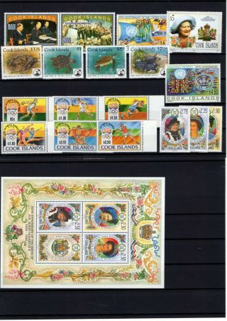 P121666/ Cook / Y&t 1129 / 1146 – Block 207 Complete Mnh 140 €