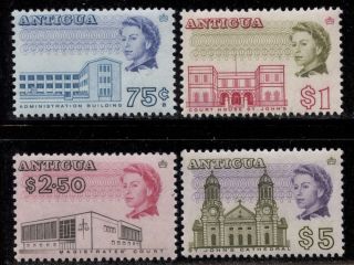 Antigua 1966 Queen Elizabeth Set Sc 167 - 82 Nh