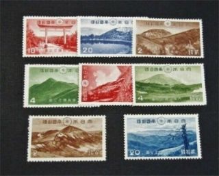 Nystamps Japan Stamp 303 - 311 Og H $36