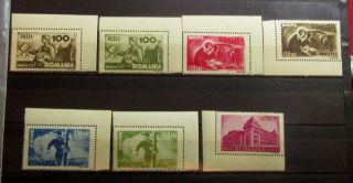 Romania - Old Stamps Set - Mlh (2 Stamps) & Mnh (5 Stamps) - Vf - R50e5018