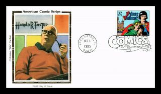 Dr Jim Stamps Us Prince Valiant Classic Comics Colorano Silk Fdc Cover