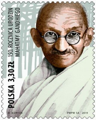 2019 Poland 150th Anniversary Of The Birth Of Mahatma Gandhi
