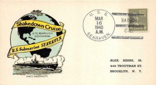 Naval 03/16/40,  Uss Searaven,  Shakedown Cruise,  Balboa,  Cz Tinted [d542990]