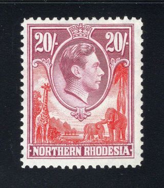 1938 - 52 Northern Rhodesia.  Sc 45.  Sg 45. ,  Never Hinged,  Vf.
