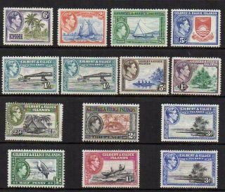 G.  & E.  1939 - 55 Set Of 14 M.  With Gum Looking No Hidden Faults