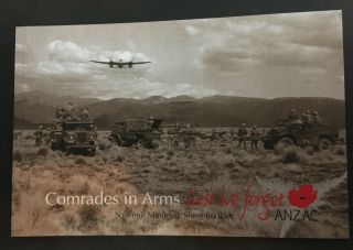 Zealand 2009 Mini Sheet Booklet Anzac Comrades In Arms Part Ii Unhinged