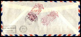 Mayfairstamps Colombia Express Arrow to US York Special Delivery Cover wwb45 2