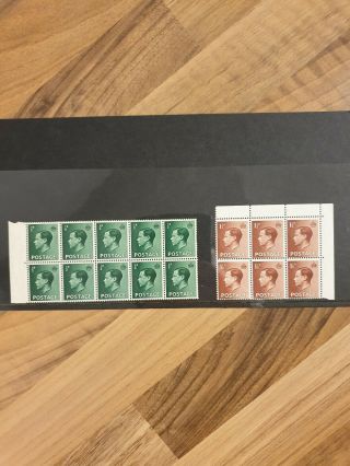 Gb Stamps Keviii Set Of 4 In Blocks MNH 2