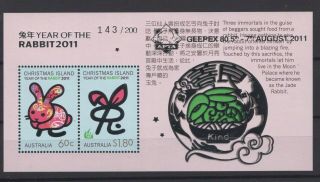 Christmas Island,  Stamps,  2011,  Mi.  Bl 27 I.